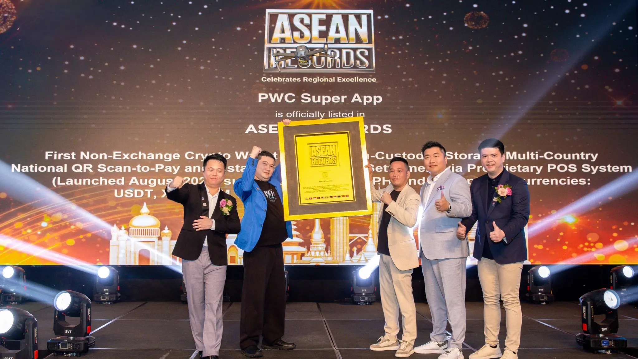 original PWC는 공식적으로 ASEAN Records와 Asia Records로부터 인정받은