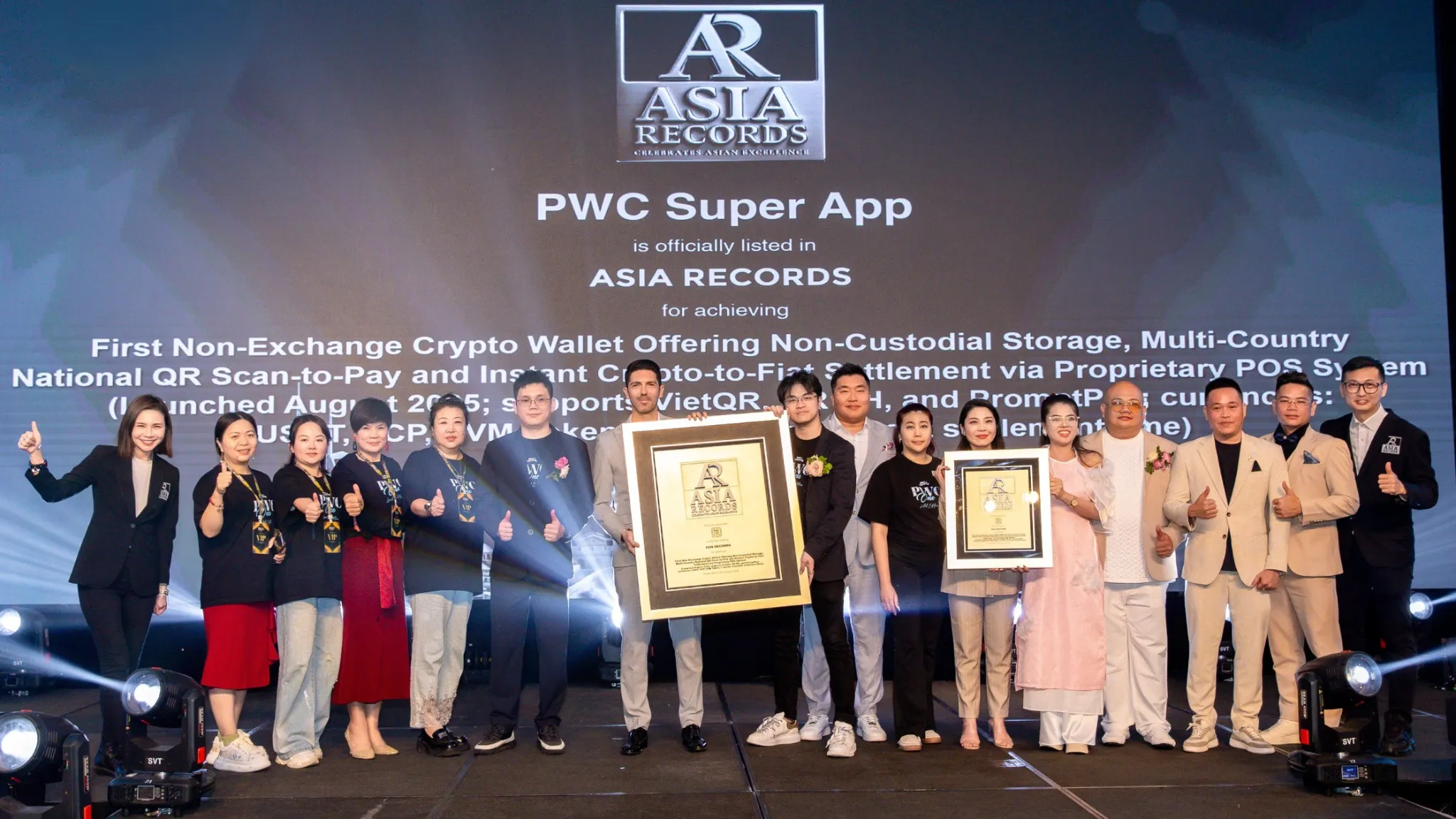 original PWC는 공식적으로 ASEAN Records와 Asia Records로부터 인정받은